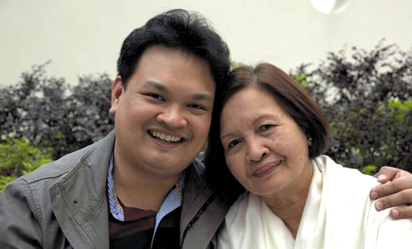 Fr. Andrei and his mother