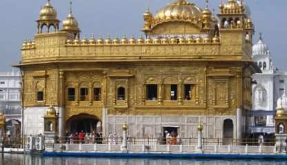 The Golden Temple in Amristar