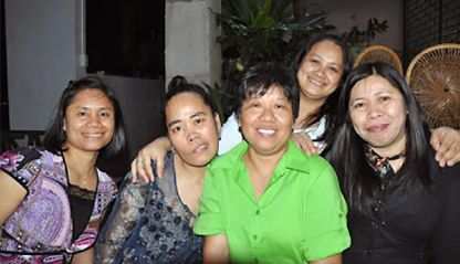 Rowena with other Columban Lay Missionaries