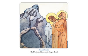 Disciples Discover the Empty Tomb
