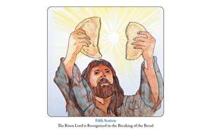 The Risen Lord is Recognized in the Breaking of the Bread