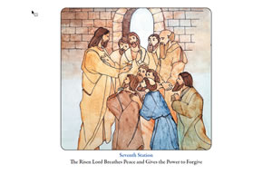 The Risen Lord Breathes Peace and Gives the Power to Forgive