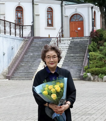 Susana at her brother's parish