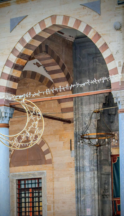 Entrance to a mosque in Myanmar