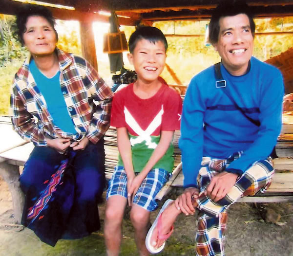 From left, Roi Twang, Ma Naw and Zau Ing