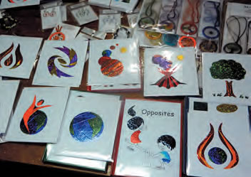 Cards handmade by Subanen crafters