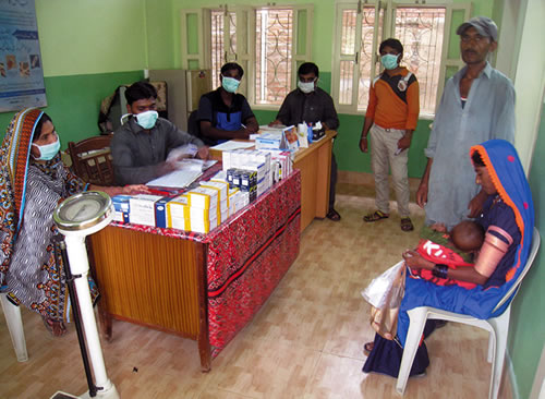 Intake at the TB clinic