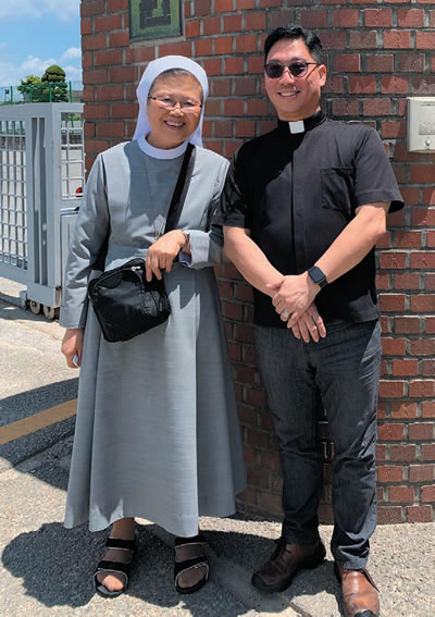 Fr. Thomas and friend