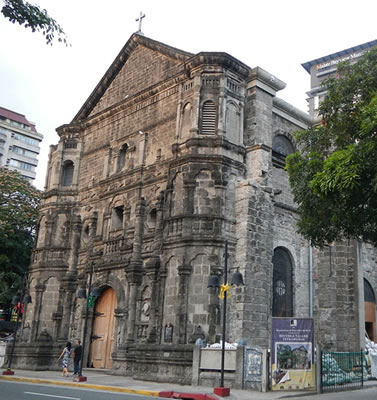 Malate Church (Our Lady of Remedies Parish) in Manila, Philippines