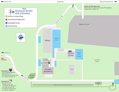 Retreat Center Map