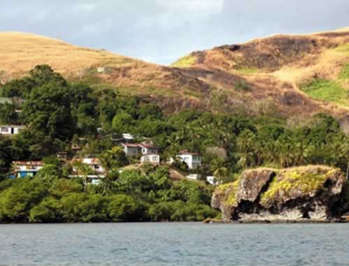 Columban village is situated on the costal area