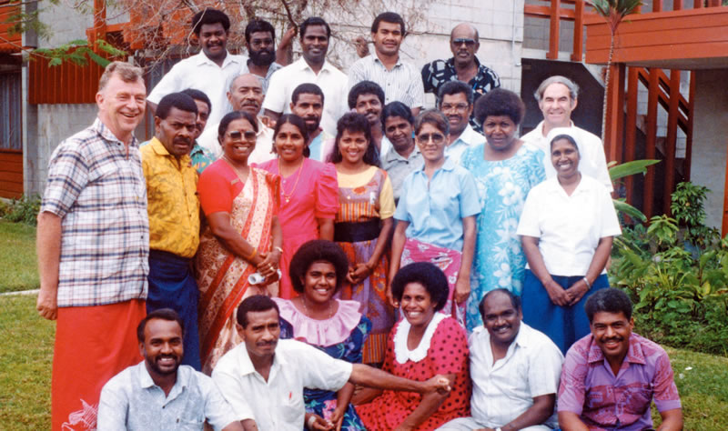 Participants and staff of Intercultural course, December 1991