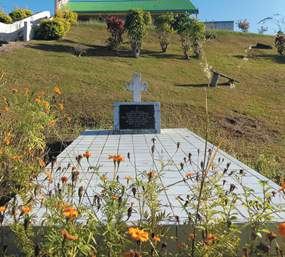 Mother Canisius' grave at KJ Ashram, Namata, Fiji