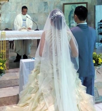 Fr. Kurt Zion Pala officiates his sister's wedding