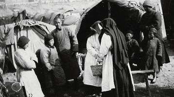 Sisters ministering to those affected by the floods