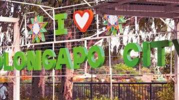 Sign reading: I love Olongapo City