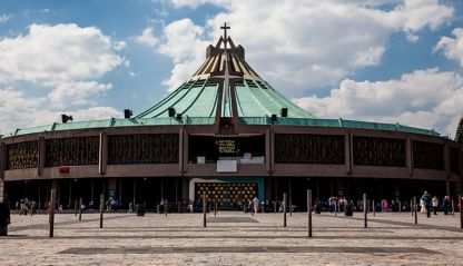 The Basilica of Santa Maria de Guadalupe is a sanctuary of the Catholic Church, dedicated to the Virgin of Guadalupe, located on the Tepeyac hill in Mexico City