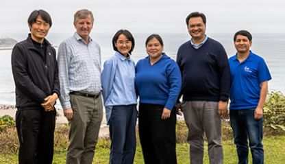 Members of the Columban Leadership Team and Columban Lay Missionary Central Leadership Team.