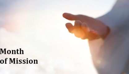 Jesus reaches out a helping hand