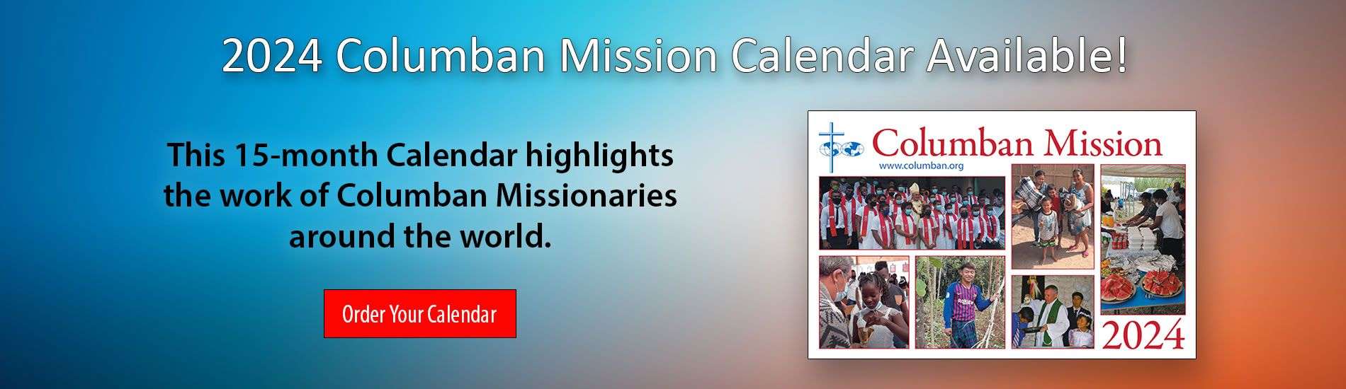 Get your 2024 Columban Mission Calendar