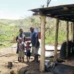 A Fijian family builds a house