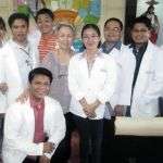 Charito and Marisol with the hospital pastoral team in the Philippines