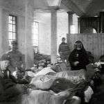 Sisters offering shelter during the floods.