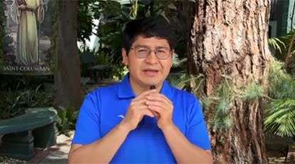 Columban Fr. Salustino Villalobos, a member of the International Leadership Team