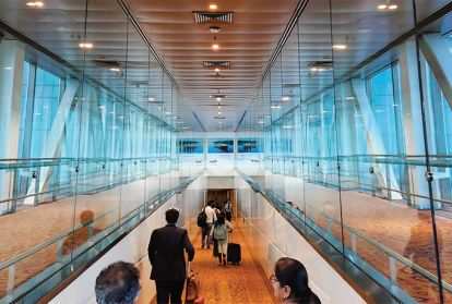 Airport walkway