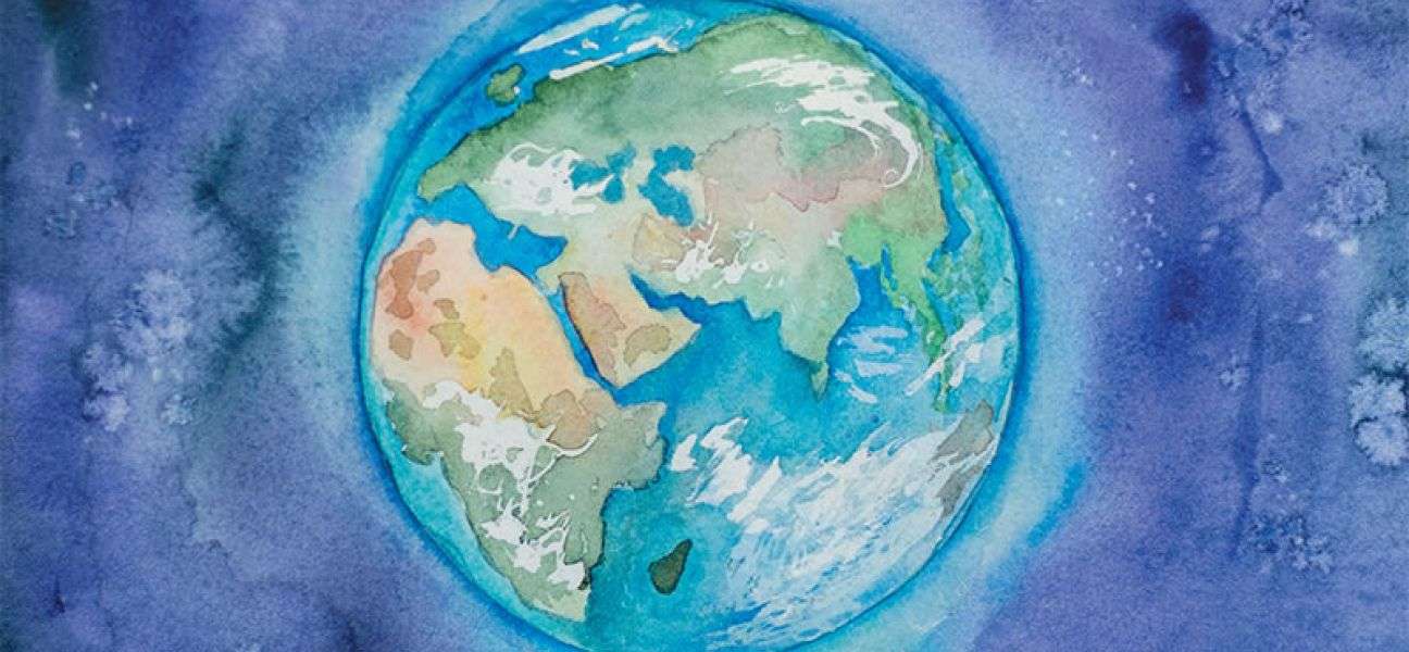 Painting of the Earth