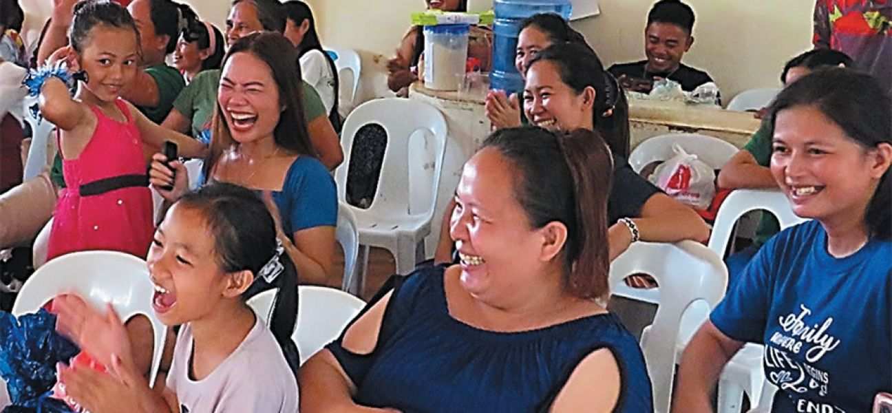 Subanen crafters and their families enjoy the festivities