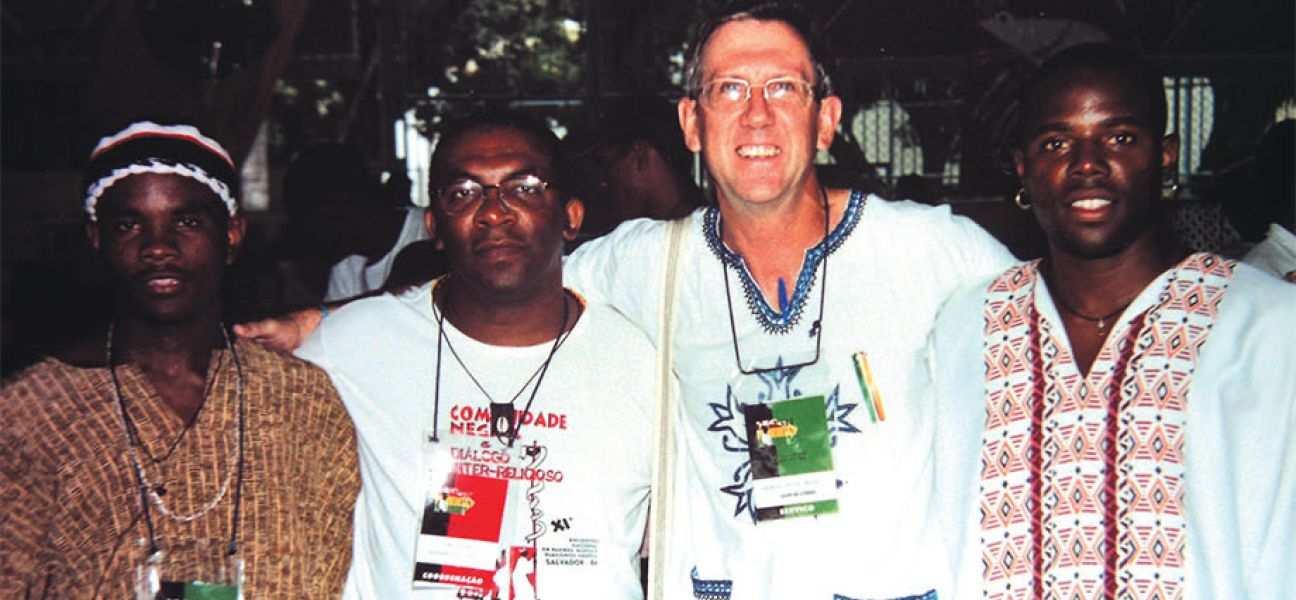 Fr. Colin (third from left) with conference participants