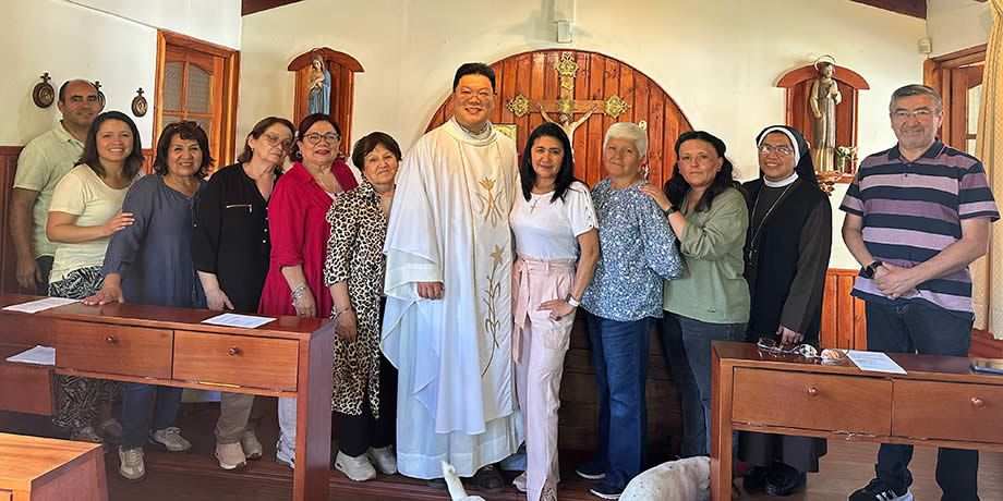 Columban Fr. Seong Yoseob Joseph at his parish in Chile