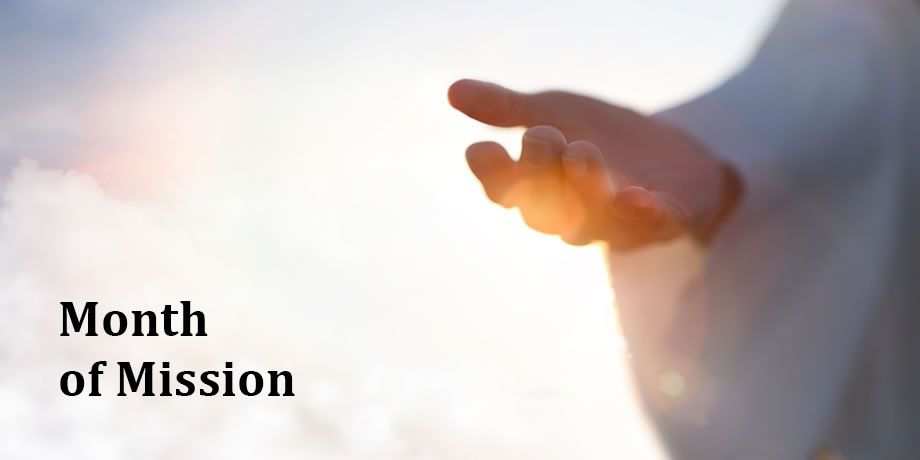 Jesus reaches out a helping hand