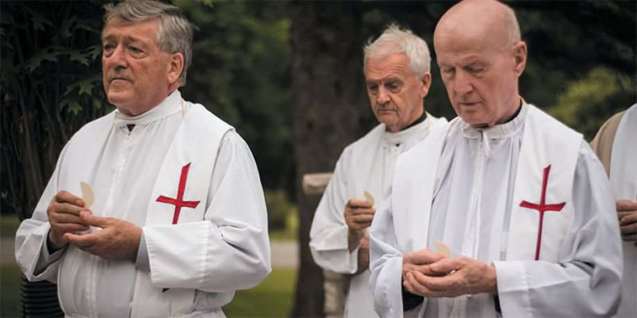 Columban Frs. Peter Woodruff, Colin Stanley and Charlie O'Rourke