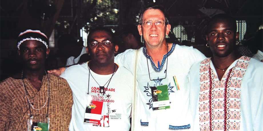 Fr. Colin (third from left) with conference participants
