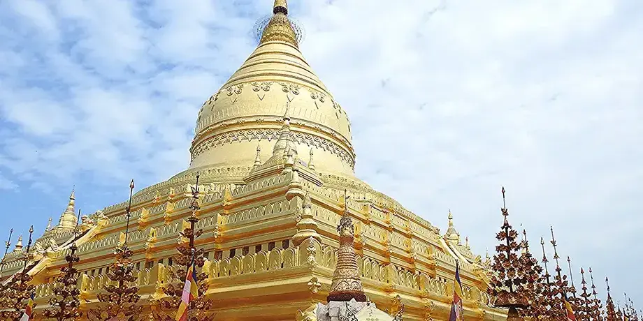 Shwezigon Pagoda in Myanmar