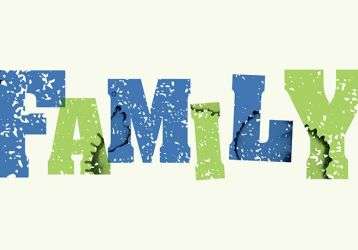 Letters spell out FAMILY